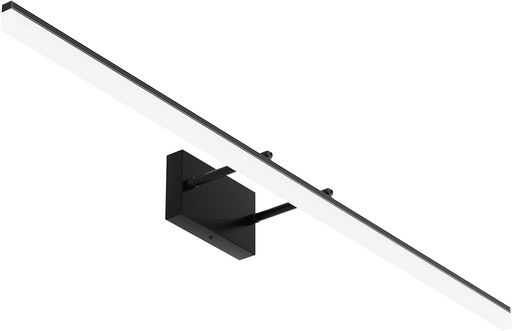 [BRSW2CQ6CEJWOA3X] Aipsun 48inch Black Bathroom Llight Fixtures LED Vanity Light Adjustable Modern Vanity Lights Over Mirror Rotatable Lighting 5500K