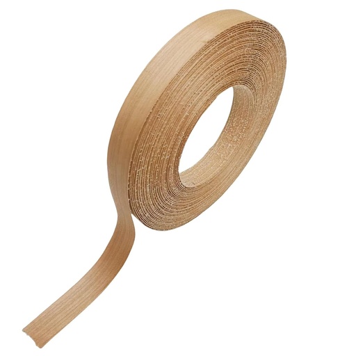 [BRSROGQPB5YQ2YL2] Cherry Wood Veneer Edge Banding Strip 3/4 Inch,Preglued Iron-On with Hot Melt Adhesive Edgebanding Roll, Flexible Wood Tape for Plywood Furniture Repair (3/4" x50')