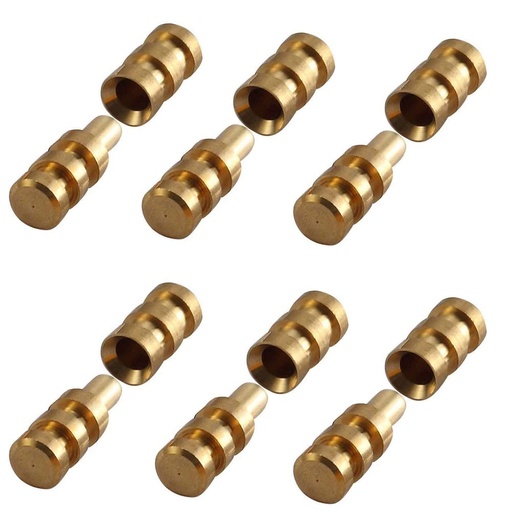 [BRSWGCQZCR7RQ2AV] Pack of 15 Metal Table Pins Dowels Table Bolt Sleeve Connectors Table Leaf Hardware