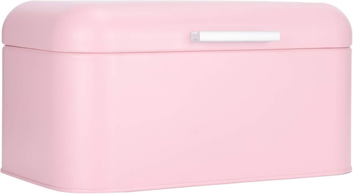 [BRSREED2CR7AOAI6] JTLB Pink Iron Bread Container Organizer Retro Household Kitchen Storage Case