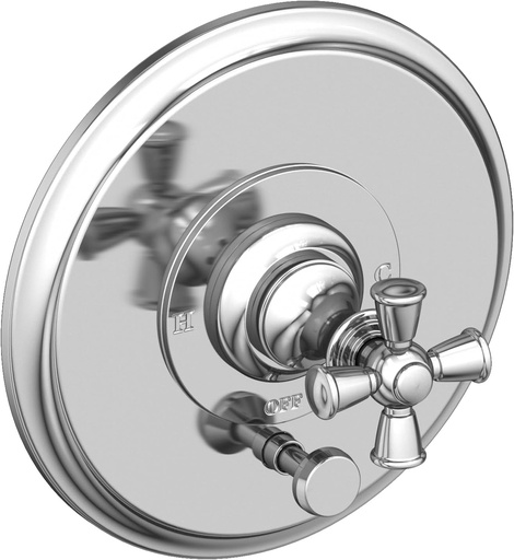 [BRSWIBQQC4FQG3I3] Newport Brass 5-2442BP/26 Balanced Pressure Tub & Shower Diverter Plate With Handle Polished Chrome Sutton