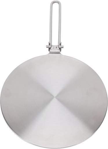 [BRSROCQ3OAIAKGQ2] Heat Diffuser Reducer Flame Guard Simmer Plate, Cooker Heat Transfer Plate, with Safety Handle, for Electric Gas Stove, Glass Induction Cooktop (22#)