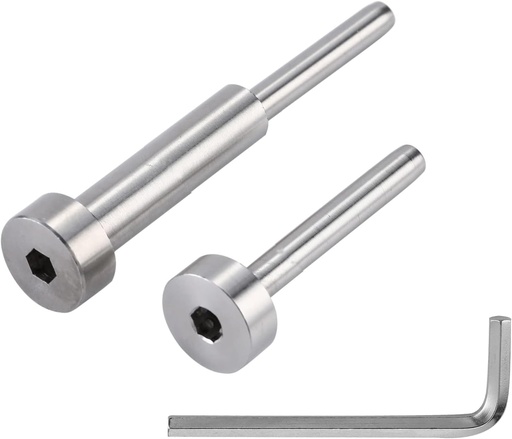 [BRSROFINBYOQKELZ] Cable Railing kit 1/8" Invisible Swage Threaded Stud Hex Head Fitting Receiver Terminal for Wood & Metal Post with Allen Wrench 12 Pairs,316 Stainless Steel Marine Grade