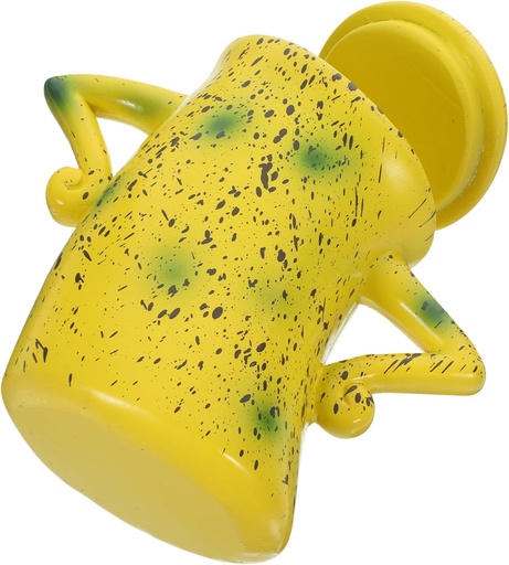 [BRSREH3QB54A4YI2] IMIKEYA Airtight Kitchen Storage Canister with Lid Large Resin Food Storage Jar Sealed Multi Function Bean Container Lightweight Pantry Organizer in Yellow