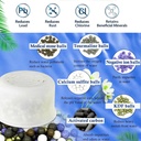 4-Pack Replacement Shower Filter Cartridge Compatible with Canopy® Handheld and Fixed Filtered Showerhead,Water Softener Filter for Hard Water Reduce Chlorine and Harmful Substances