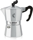 Lorren Home Trends Amika Made In Italy Classic Stovetop Espresso Maker, Italian Coffee, 9 Cup,Silver