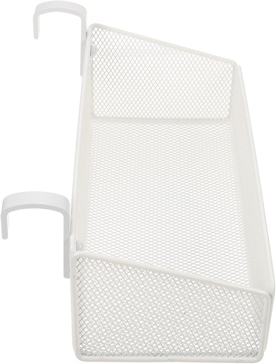 [BRSRE2QNAEGWKCQY] 1set Iron Hanging Basket Storage Container for Desktop Organization Iron Holder Hooks for Bathroom Kitchen Sundries Decor