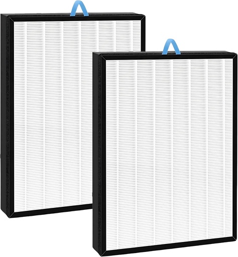 [BRSRAFILC54GYET4] Nispira EverestAir-P EverestAir-RF 2-In-1 True HEPA Activated Carbon Filter Replacement for LEVOIT EverestAir Air Purifier 2 Packs