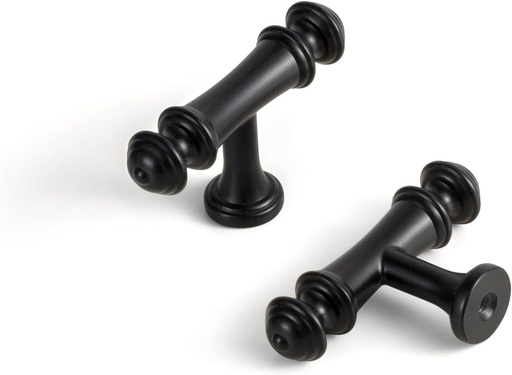 [BRSRAHTQC54BGALP] Goo-Ki Kitchen Cabinet Knobs Matte Black,6-Pack Zinc Alloy Drawer Knobs Dresser Pulls Single Hole,Champagne Bronze Drawer Knobs for Dresser Drawers 9618-B-DAN