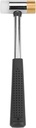 Wheeler 1" Nylon and Brass Hammer with Dual Heads for Gunsmithing