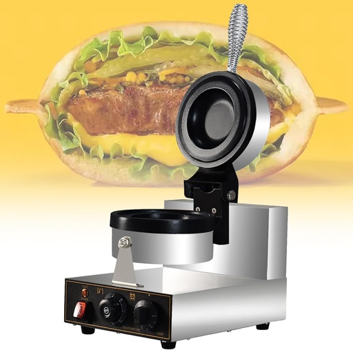 [BRSRAAYOCF5RODIU] UFO Burger Maker Machine, Commercial Gelato Panini Press Machine, Ice Cream Filling Waffle Maker, Double-Sided Heating Burger Maker,220V