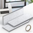 GCGOODS Insulated Foam Panels for Portable Air Conditioner Window Vent Kit, Insulation Side Panels for Portable AC Window Seal Kit, Insulated Heat & Noise, Fits up to 50 Inch, 3 Pack