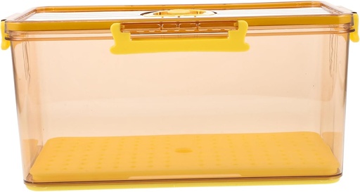 [BRSRAZYZBMBR4HLL] Lahasok Bread Storage Container Airtight Bread Box Timing Recording Lid Large Capacity for Fridge Food Storage