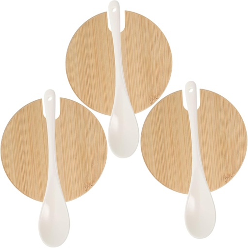 [BRSREEDQAUOWEFDP] GLEAVI Cup Lid Spoon Combination Ice Tea Spoons Tiny Scoop Cup Covers for Safety Reusable Easy to Clean