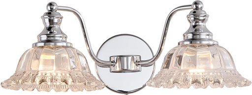 [BRSROGDRCANBS335] Chrome Vanity Light Chrome Bathroom Lights Vanity Lights for Bathroom Light Fixtures