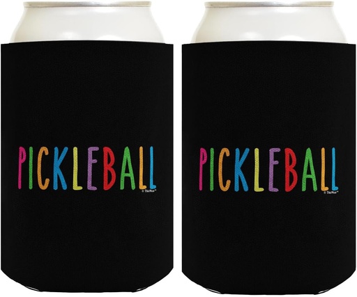 [BRSROGT2DICQKFLV] Pickleball Gifts For Women Pickleball Text Word Art 2-Pack Can Drink Thermocoolers