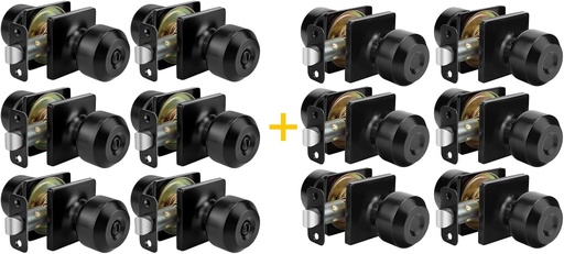 [BRSRACQPBMCGYHL7] goldenwarm Privacy Closet Door Knobs 12 Pack