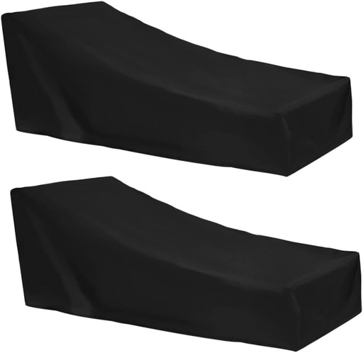 [BRSREZIOBMBRY2DF] TOYANDONA 2pcs Waterproof Oxford Fabric Outdoor Lounge Chair Cover Heavy Duty Dustproof Patio Furniture Protection Sun Shield