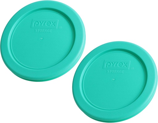 [BRSWK2YOOYIWKA3G] Pyrex 7202-PC 1-Cup Green Food Storage Replacement Lid (2-Pack) - Made in USA