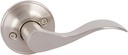 Delaney Hardware Bennett Dummy Door Handle, Fits Door 1-3/8 to 1-3/4 in. Thick, Satin Nickel – Reversible Right-Handed Decorative Door Lever – Easy to Install Pull with No Latch