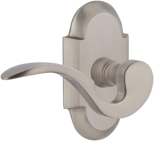 [BRSWGBAFOUBRYETL] Nostalgic Warehouse Cottage Plate Single Dummy Manor Lever in Satin Nickel