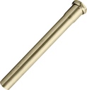 Westbrass A421-01 1-1/4" x 12" Slip Joint Extension Tube, Polished Brass