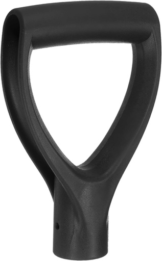 [BRSRAEAYCQPA4ETG] HARFINGTON Shovel D Grip Handle 1-1/4""(32mm) Inner Dia. ABS Plastic Spade Snow Shovel Replacement Garden Accessories for Digging Raking Tool, Black