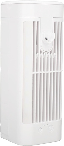 [BRSRAZAEOIMQAYLX] Portable Air Conditioner, 3 Speed Dual Fans Room Air Conditioner with 120mL Large Water, Evaporative Air Cooler for Room Bedroom