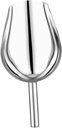 Zerodeko 1Pc Stainless Steel Food Scoop Multifunctional Ice Scoop for Grain Flour and Dessert Shovel for Ice Beans and Candy