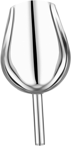 [BRSREFIKOIPGO2TX] Zerodeko 1Pc Stainless Steel Food Scoop Multifunctional Ice Scoop for Grain Flour and Dessert Shovel for Ice Beans and Candy