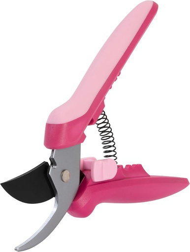 [BRSROAAKBV6GK2DP] Fiskars Floral Pruning Shears, Gardening Gifts for Women, Plant Cutting Scissors for Deadheading, Rose Petal Pink