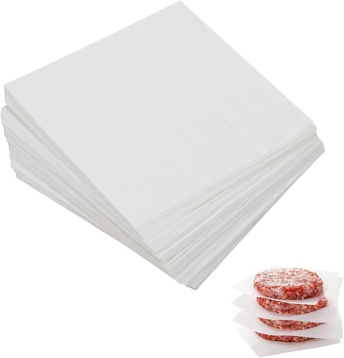 [BRSWYEL5DMBBAG3V] Parchment Paper Squares, 4x4 Inch, Set of 300, Small Hamburger Patty Paper/Nonstick Precut Square Baking Parchment for Separating Small Burger Patty, Cookies & Other Foods, or Baking & Candy Wrapper