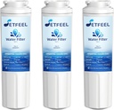 UKF8001 Water Filter Replacement for Kitchenaid, Whirlpool EDR4RXD1, Fiter 4, Fit Kitchen aid Refrigerator Krfc300ess01 wrx735sdhz00 wrx735sdhz01 UKF8001AXX-200, HDX FMM-2, 3 Filter SETFEEL
