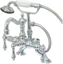 Kingston Brass CC2008T1 Vintage Clawfoot Tub Faucet with Hand Shower, Polished Chrome