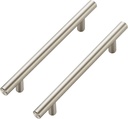 Ravinte 15 Pack 7.38 inch Cabinet Pulls Brushed Nickel Stainless Steel Kitchen Cupboard Handles Cabinet Handles, 5 inch (128mm) Hole Center