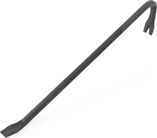 [BRSWIYY3BUHR2YLE] GreatNeck WR18 18-Inch Wrecking Bar, Pull Nails and Pry Apart Wood, Useful Tool for Every Home Owner, Goose-Necked Body for Max Leverage, Nail Puller & Chisel Ends, Drop Forged Steel Body