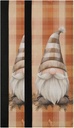Refrigerator Door Handle Covers Set of 2 Microwave Handle Cover Handmade Decor Protector for Fridge Oven Dishwasher Decorative Washable Orange Thanksgiving Plaid Gnomes