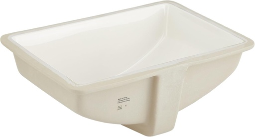 [BRSWYZL5BECR4GTV] Signature Hardware 447960 Myers 21" Vitreous China Undermount Bathroom Sink - Biscuit