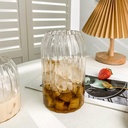 Clear Glass Cup,1 Pcs 25 Oz Wave Shape Cocktail Glasses,Creative Martini Glasses,Glass Drink Cups,Beer Glasses,Dessert Cups, Ice Cream Glasses,Vintage Drinking Glasses