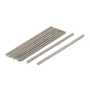 TOP-VIGOR 10Pcs M4-0.7 x 60mm Length Fully Threaded Rod, 304 Stainless Steel Right Hand Threaded Rods, Fully Studding Rod Bar for Anchor Bolts, Clamps, Hangers and U-Bolts
