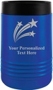 Custom Beverage Holder, 12 oz Blue Personalized Shooting Stars Insulated Can Cooler Prime
