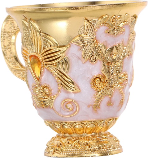 [BRSREZYZORYAACI4] Unbreakable White Wine Small Wine Cup for Drinking Handle European Retro Enamel Cup