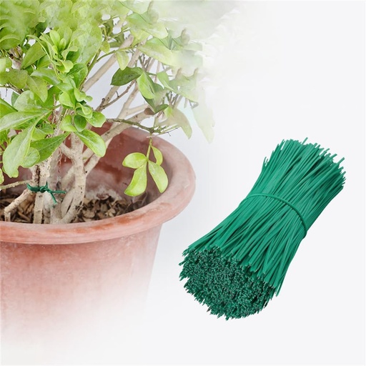 [BRSRAYL4OING2HLG] Plant Twist Ties - 8in Plant Ties for Climbing Plants - Garden Ties Reusable Twist Ties Garden Twine for Plants Vines Cords Bags - Pack of 200, Green