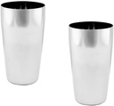 Satre Online and Marketing Stainless Steel Plain Lassi Glass or Water Glass Set 2, Tumbler Set, Unbreakable Glasses (2 Pcs)