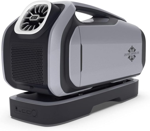 [BRSW2ZAHOQNRMFI3] Zero Breeze 2300 BTU Mark 2 Portable Air Conditioner & Rechargeable Battery
