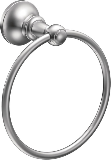 [BRSWIZT4AUDAYGAZ] Moen DN4486CH Vale Towel Ring, Chrome