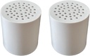 ACA 2Pcs 25 Stage Shower Filter Cartridge - Remove Chlorine Heavy Metals and Other Sediments, Reduces Dry Itchy Skin, Dandruff, High Output Hard Water Filter Replacement Cartridge (25 Stage-2)
