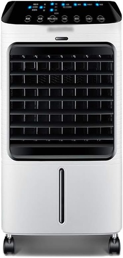 [BRSRAZQQCQPWKFDB] Portable Air Conditioner Fan Air Cooler, Evaporative Humidifier Portable Misting with Remote Control Air Conditioner Fan and Bladeless Noiseless Fan, for Office, Dorm, Room(Free Ice Tray)