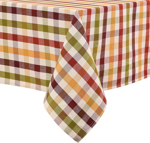 [BRSW2CYZOJ7BG2D6] Urban Villa Checkred Tablecloth Buffalo Check Table Cloth Tabletop Cover Kitchen Dining Tablecloth 100% Cotton Great Parties Wedding Holiday Dinner Rectangle 60X84 Inches 6-8 Seats Table Cloth