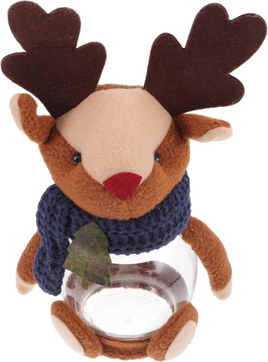 [BRSRMGIPDIFWGFLK] Christmas Candy Jar Christmas Candy Bottle Fillable Candy Bottle Christmas Party Supplies Favor Christmas Cookie Plastic Candy Jar Plastic Xmas Jar Christmas Bottle Cloth Biscuit